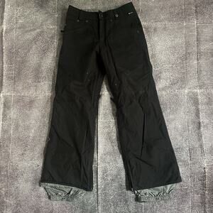Womens Burton Dryride Fly Black Gray Lined Snowboard Winter Ski Snow Pants Sz XS